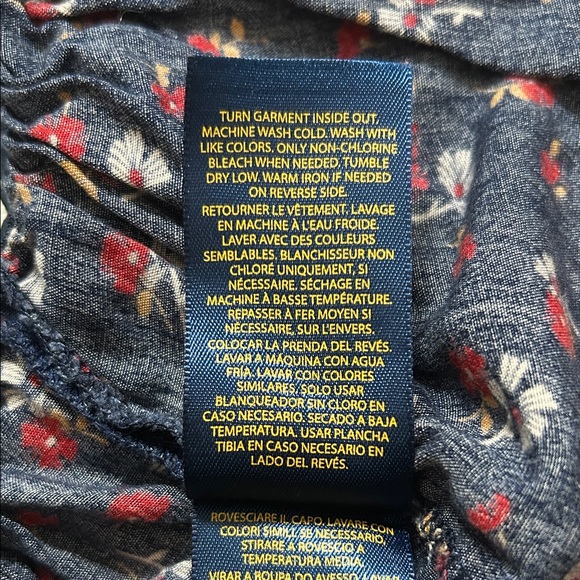 Polo by Ralph Lauren Navy Floral Kids Shorts - Picture 5 of 6